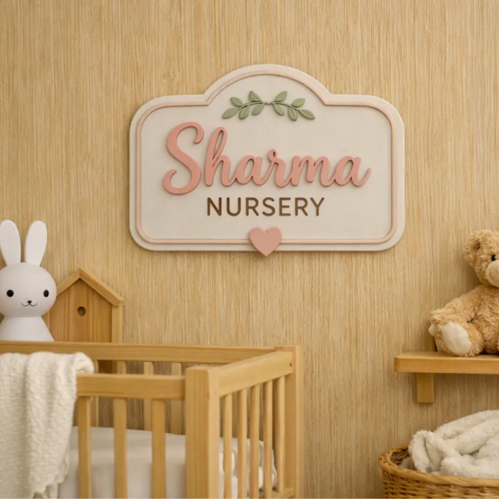 Surname Nursery Sign, photo 2