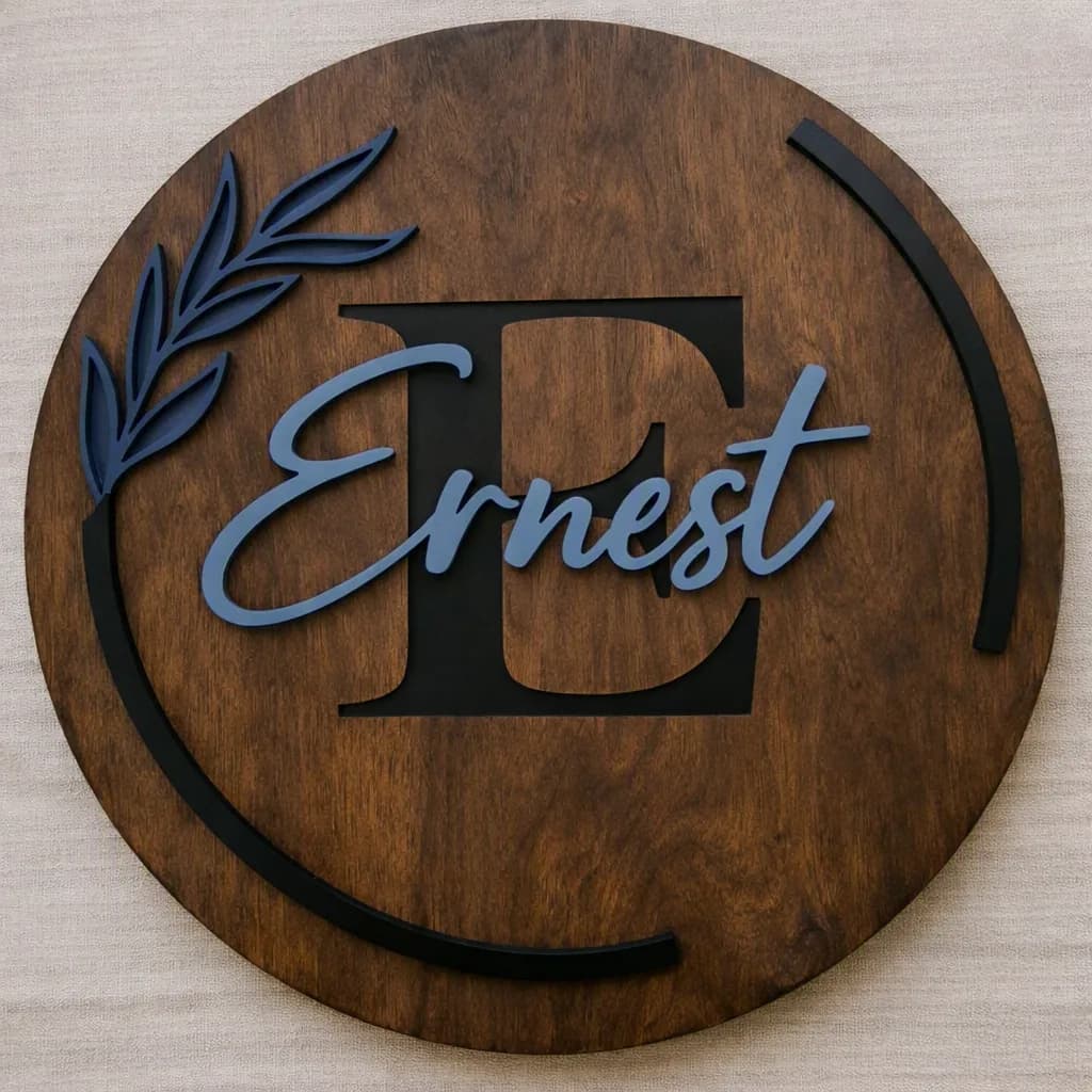 Name Board — Monogram